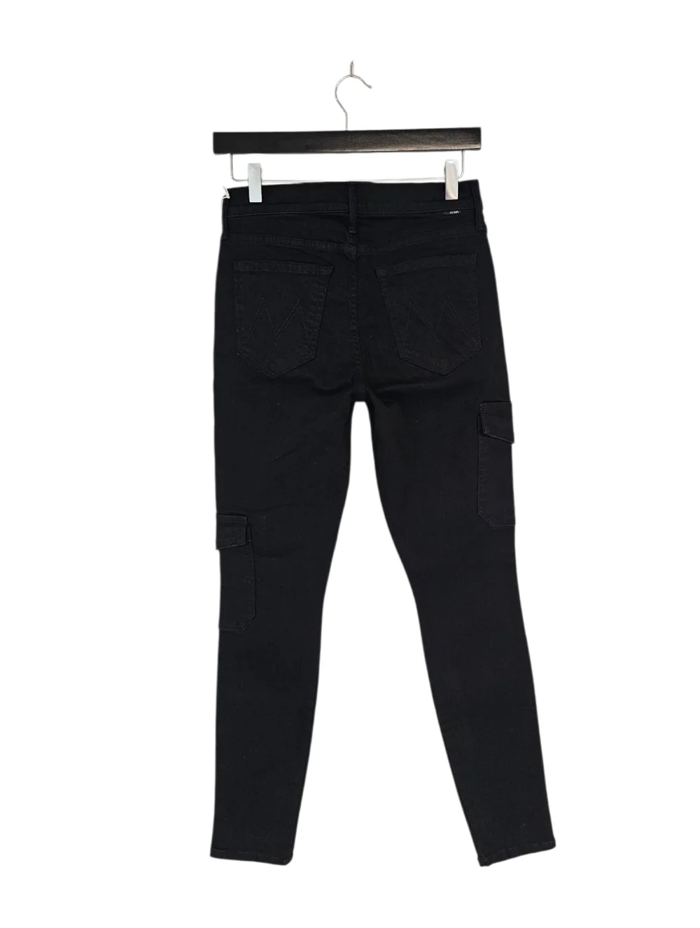 MOTHER The Charmer Cargo‎ High Rise Skinny Not Guilty Black Jeans 26 NWT